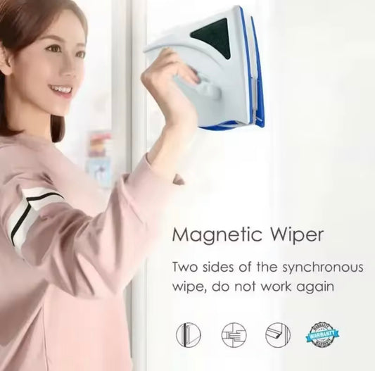 منظف زجاج النوافذ المغناطيسي - Magnetic Double-Sided Window Cleaner